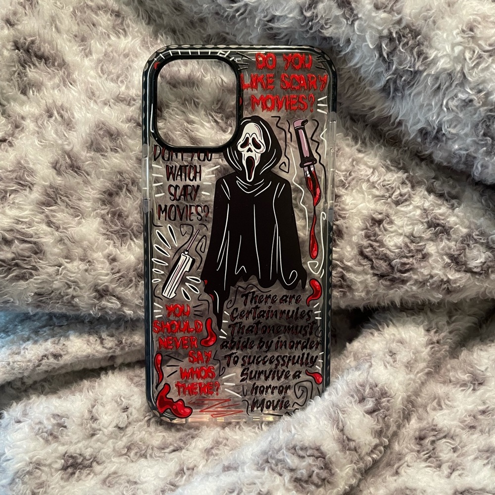 Ghost face phone case